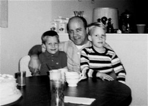 Uncle Eddie with me (right most) and my brother Michael
