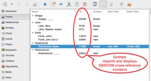 gramps family tree software gramps family tree software