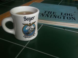 U.S.S. Antietam Coffee Mug with Sayer Surname