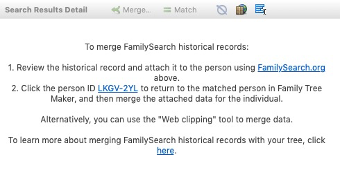 using familysearch in ftm 2017 for mac